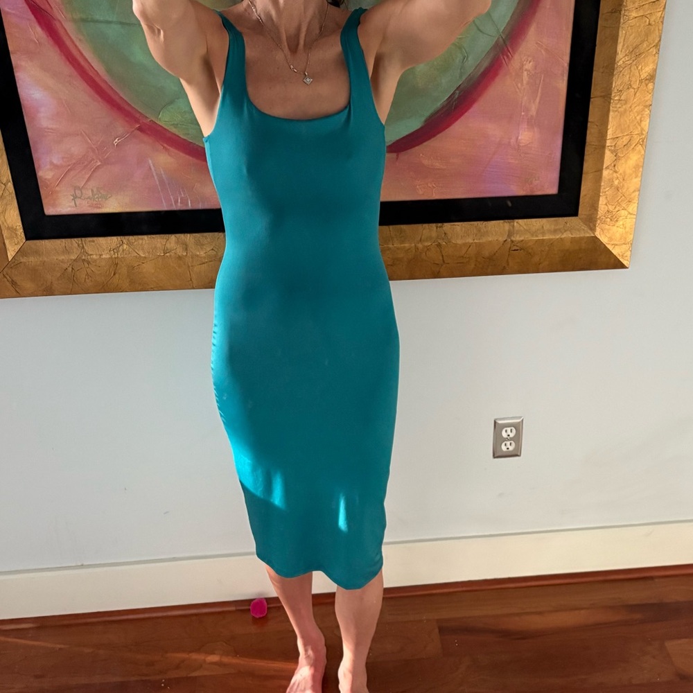 Sincerely Jules Teal Midi Dress